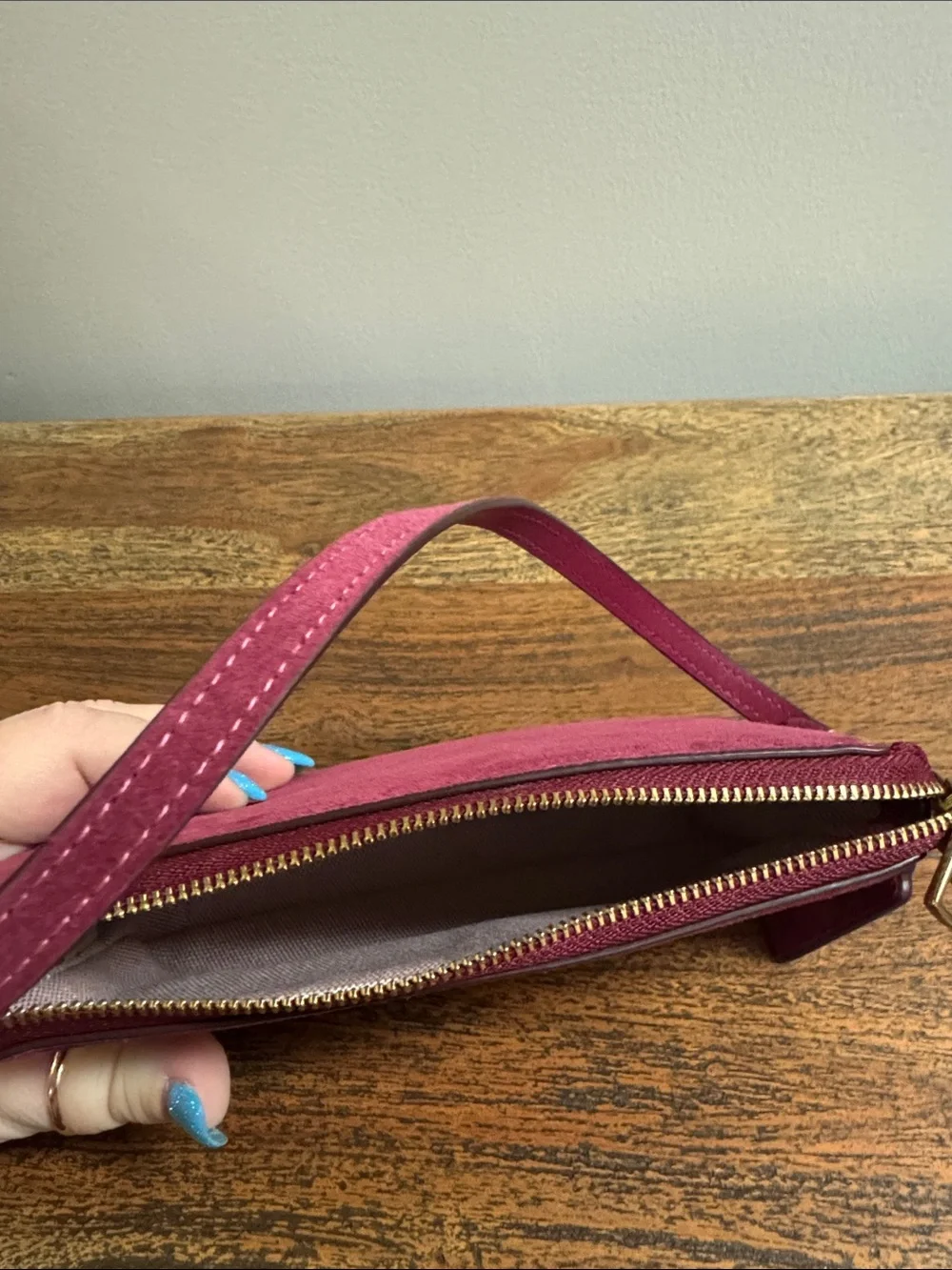 NWOT Coach Plaza Bag 18 Dark Fuchsia
